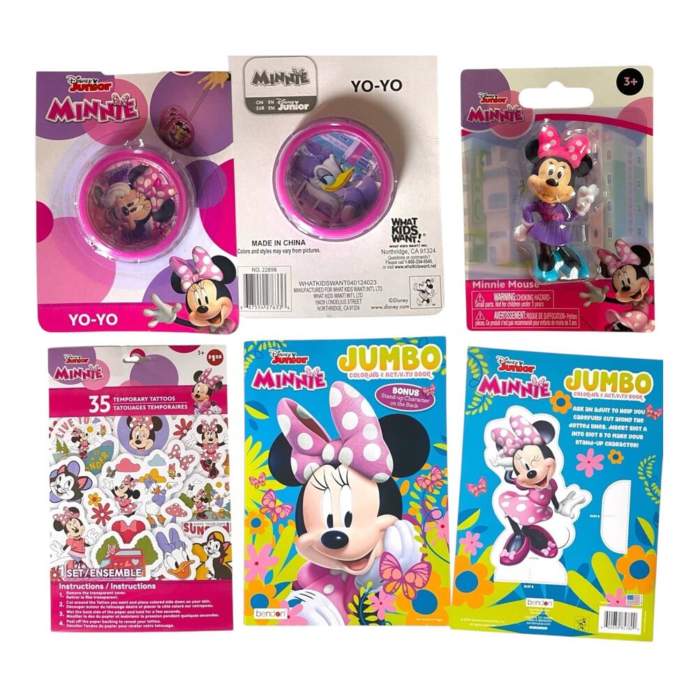 Minnie Mouse Easter Basket Filler Set | Books, Crafts & Toys Bundle for Girls - Picture 4 of 16